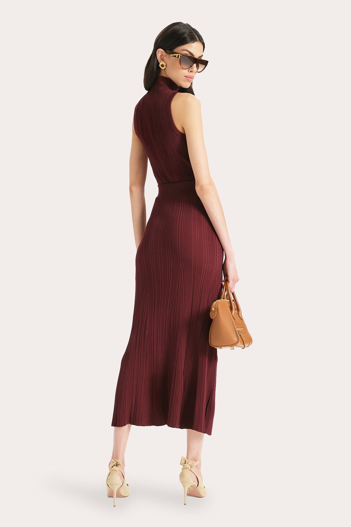 Elie Tahari Azura Ribbed Trumpet Skirt