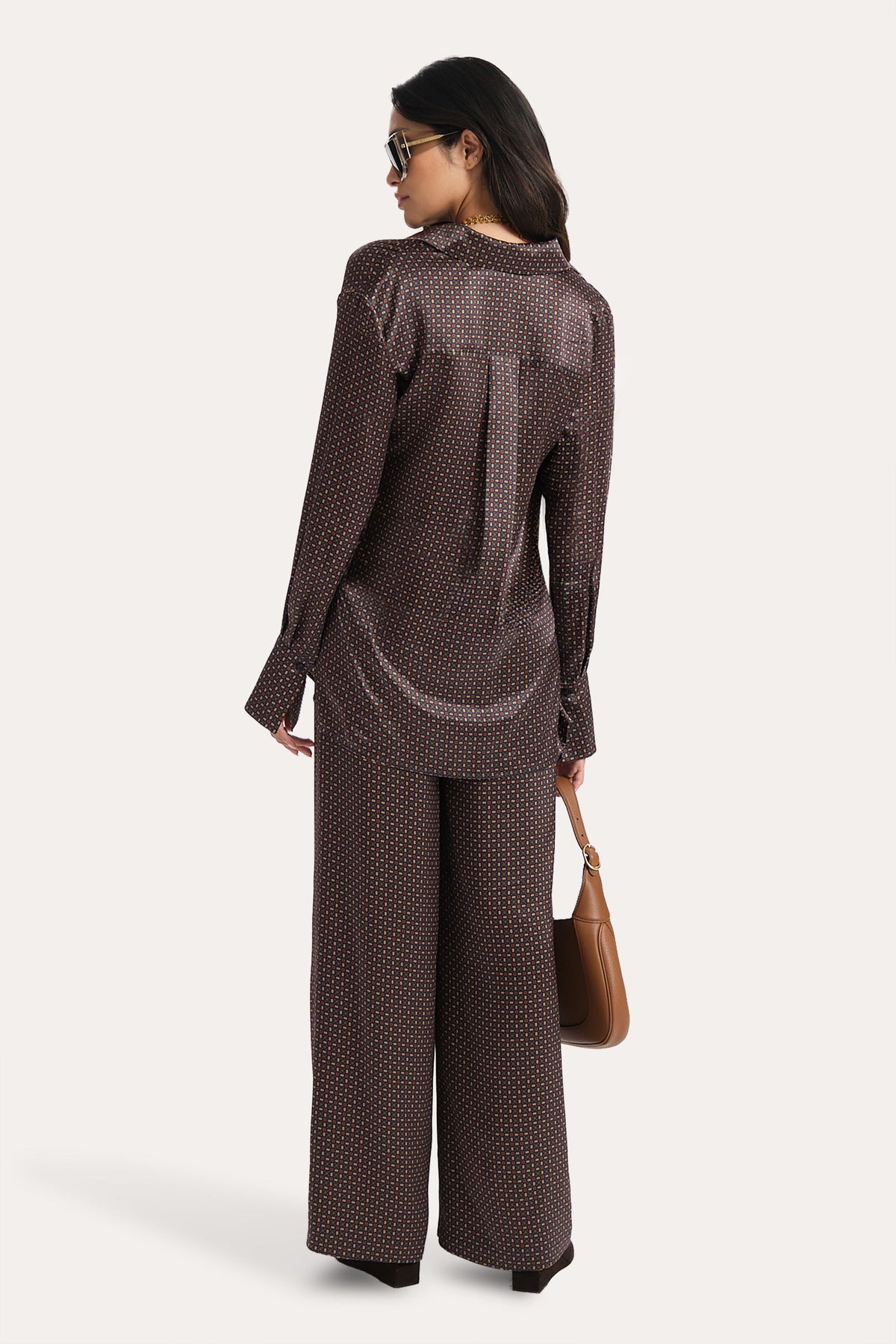 Elie Tahari Gabrielle Reversible Silk Pants