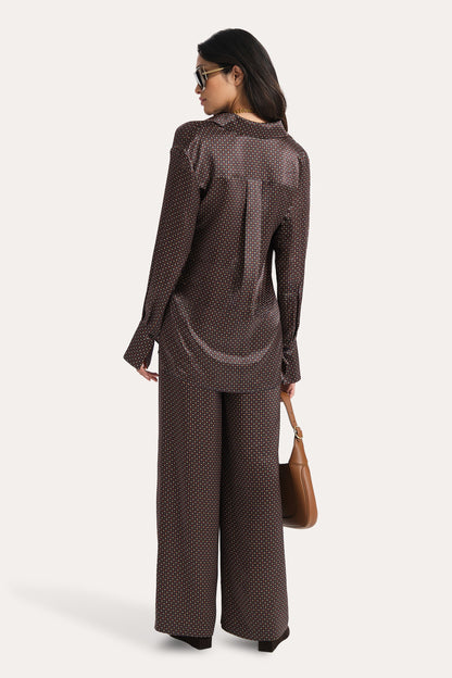 Elie Tahari Gabrielle Reversible Silk Pants