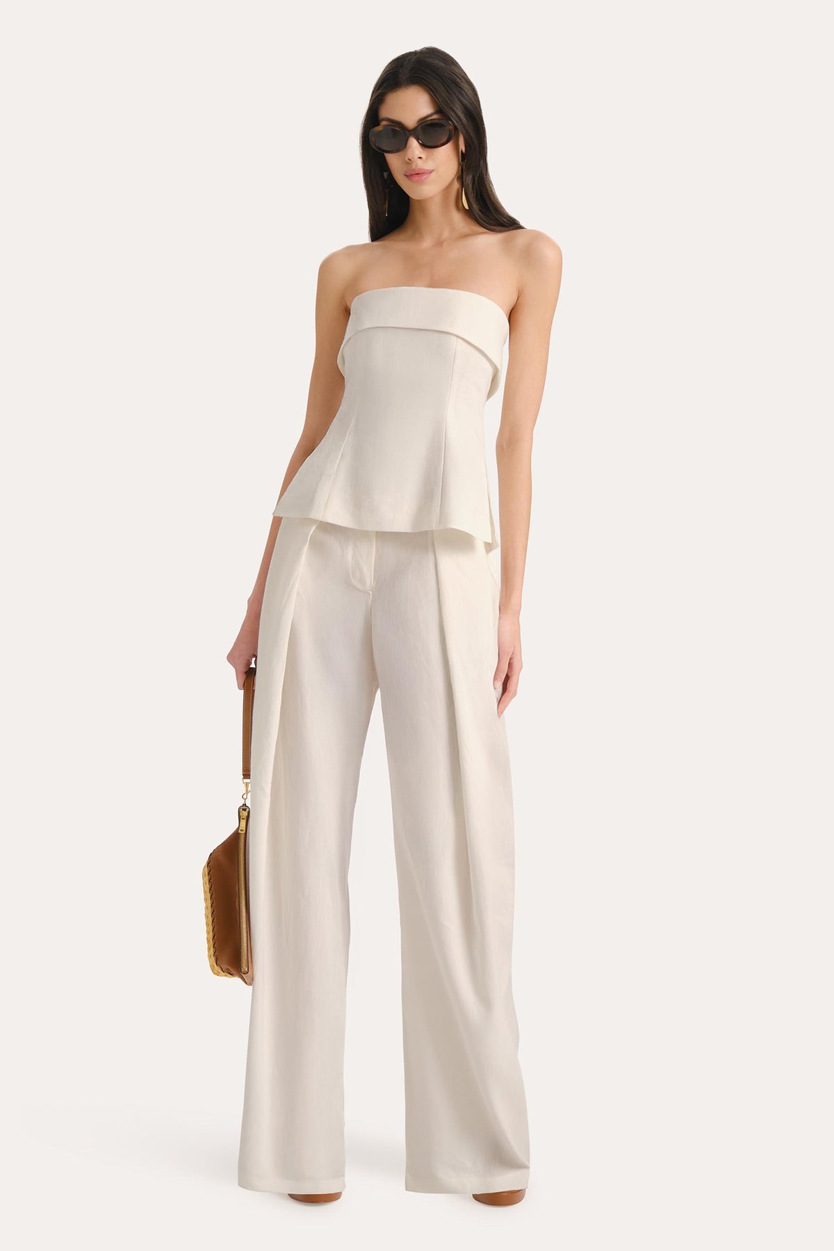 Elie Tahari Naomi Linen Balloon Pants