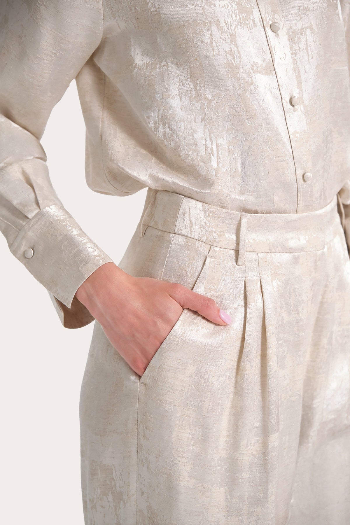Elie Tahari Terra Jacquard Trousers