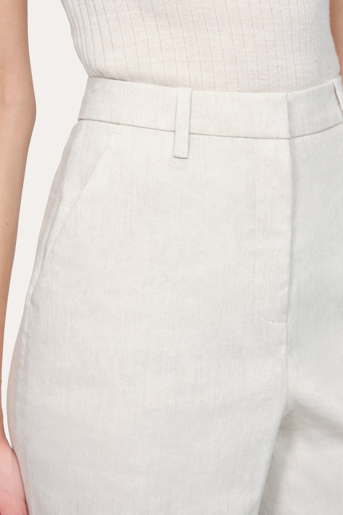 Elie Tahari Solenne Linen Pant