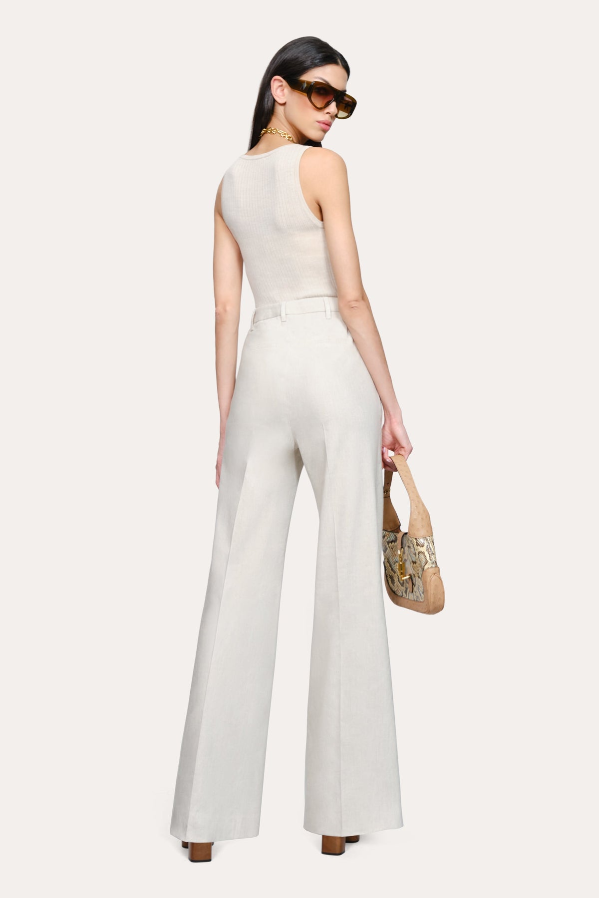 Elie Tahari Solenne Linen Pant