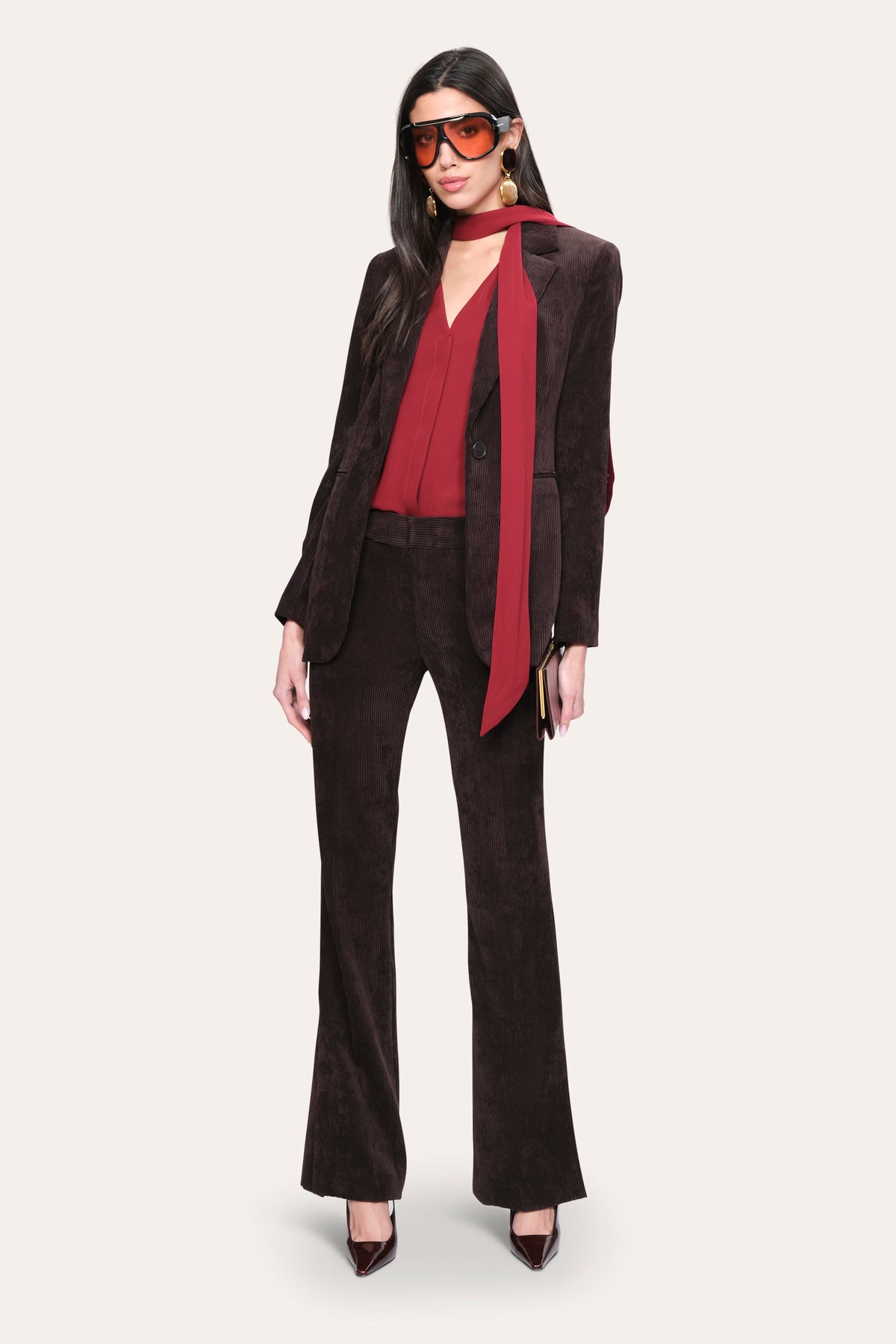 Elie Tahari Gloria Corduroy Pant