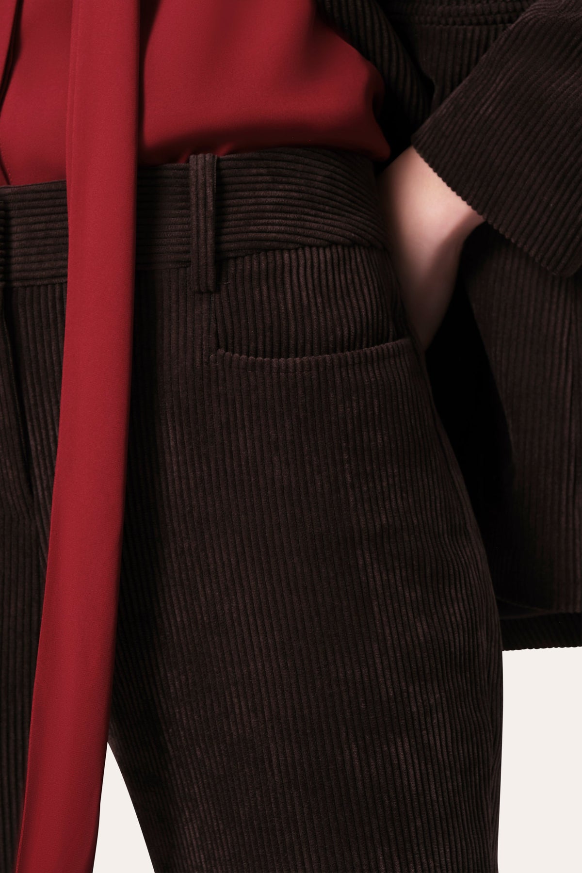 Elie Tahari Gloria Corduroy Pant