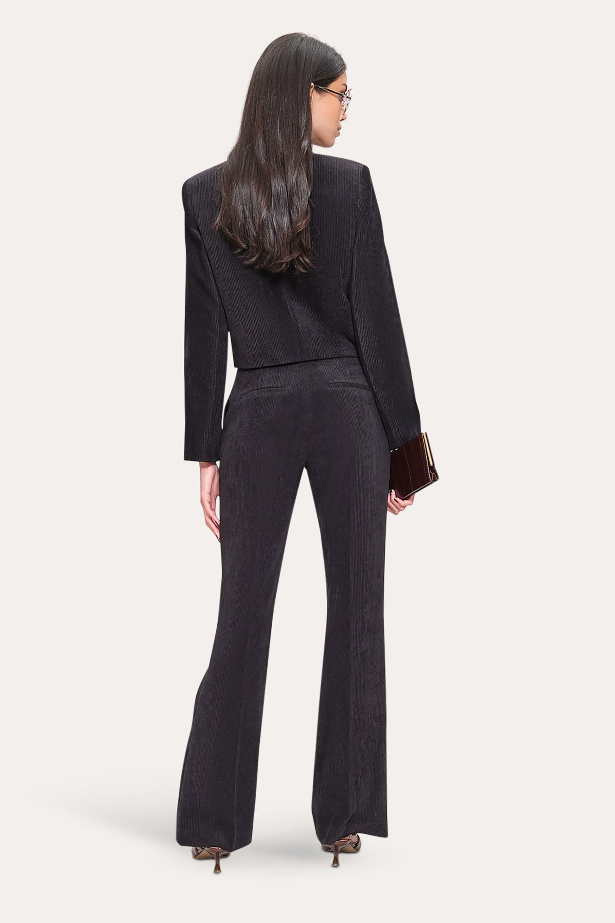 Elie Tahari Cropped Corduroy Jacket