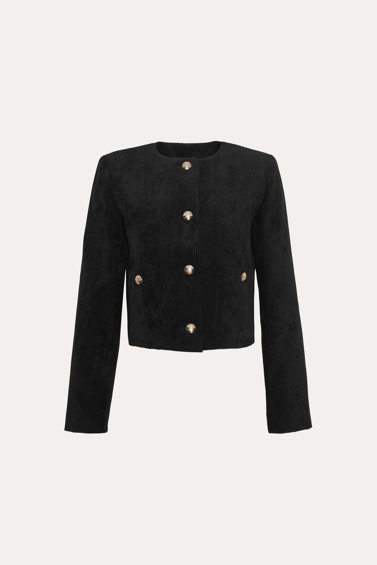 Elie Tahari Cropped Corduroy Jacket