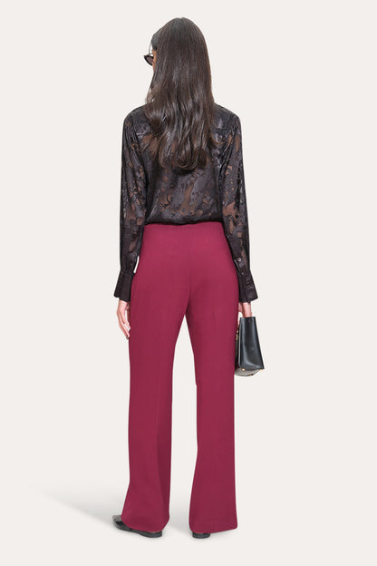 Elie Tahari Crepe Wide Pant