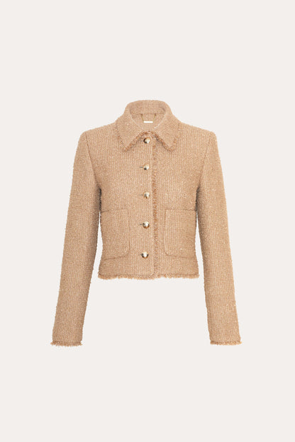 Elie Tahari Boucle Tweed Jacket