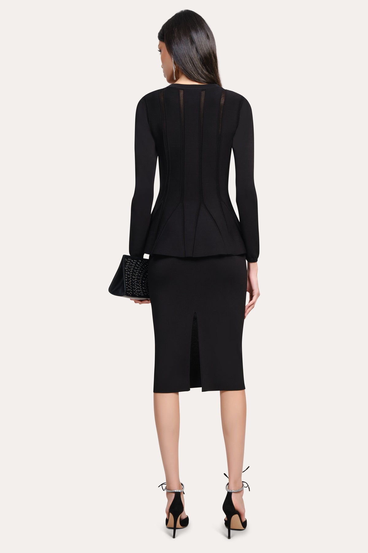 Elie Tahari Valerie Milano Pointelle Jacket