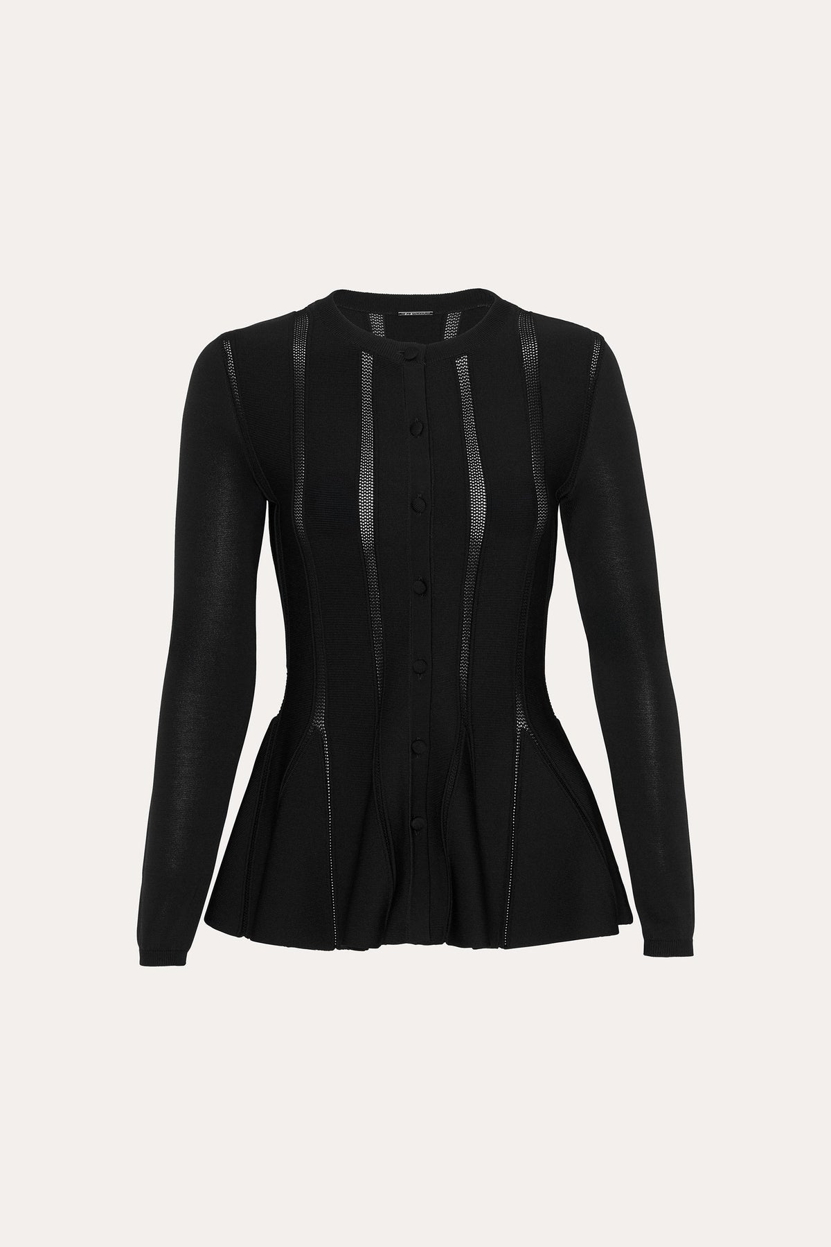 Elie Tahari Valerie Milano Pointelle Jacket