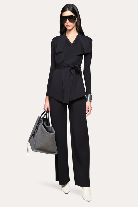 Elie Tahari Milano Sculpt Wrap Jacket