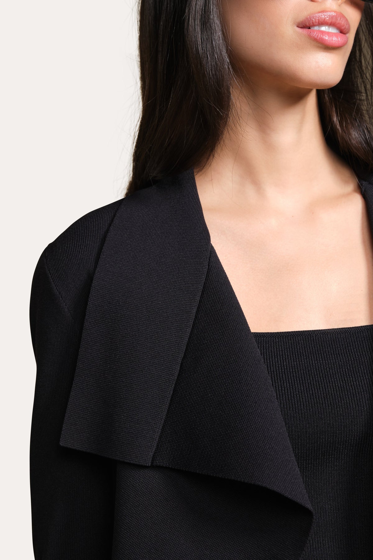 Elie Tahari Milano Sculpt Wrap Jacket