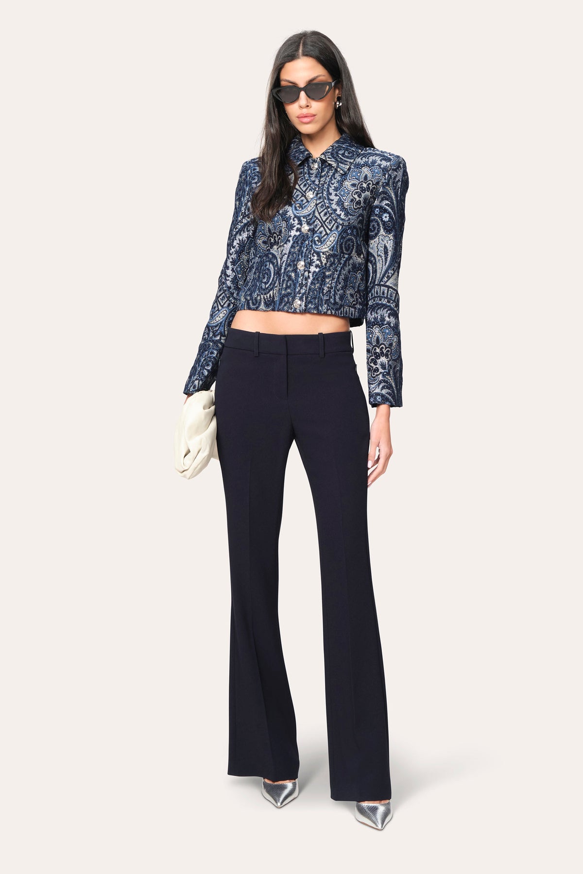 Elie Tahari Tailored Jacquard Jacket