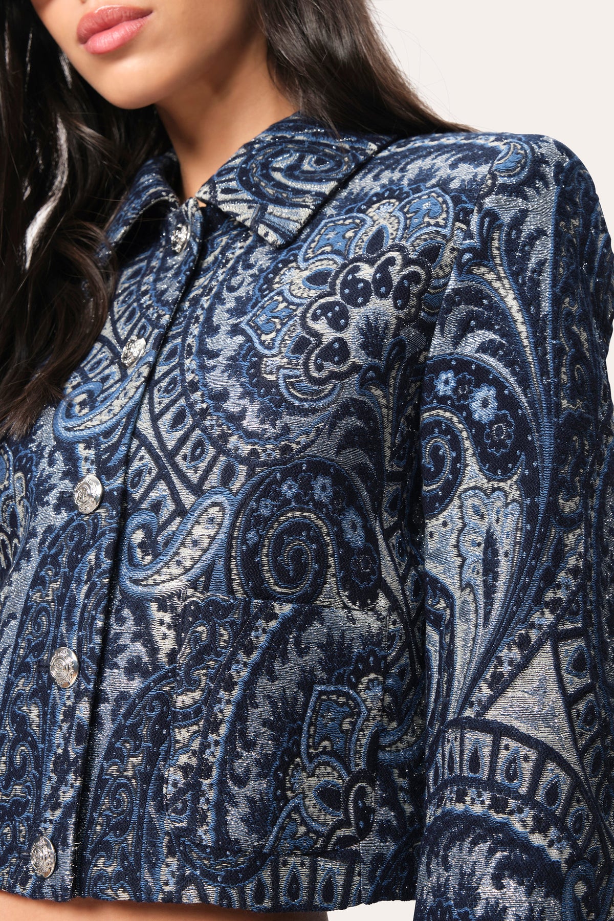 Elie Tahari Tailored Jacquard Jacket