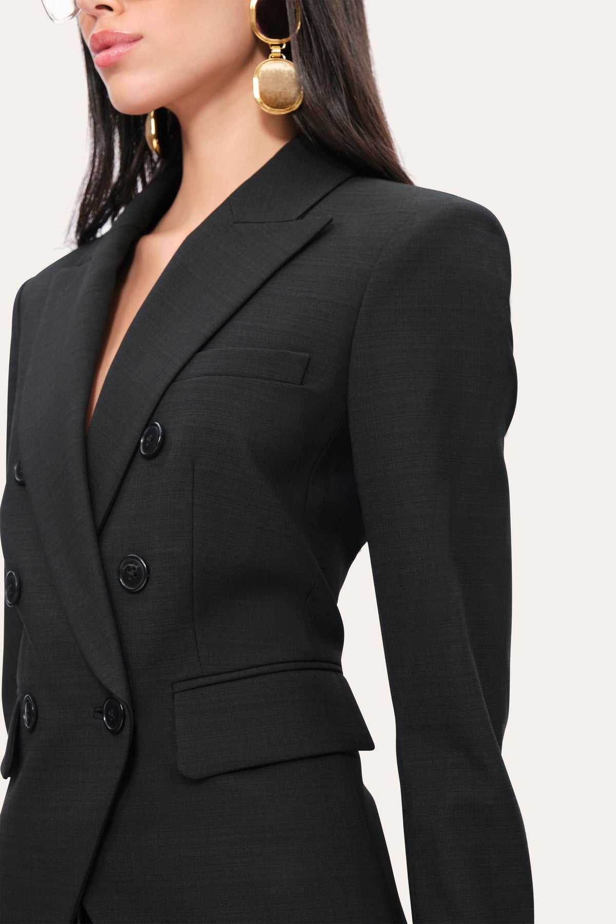 Elie Tahari Double Breasted Blazer