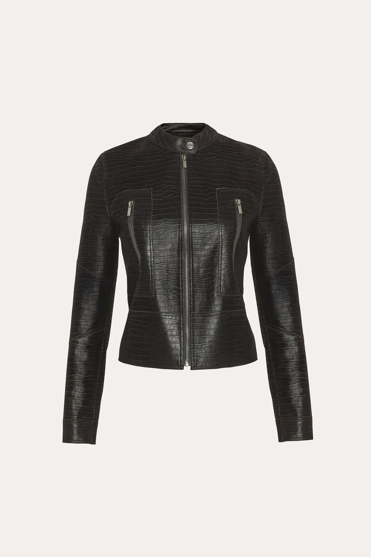 Elie Tahari Crocodile Jacket