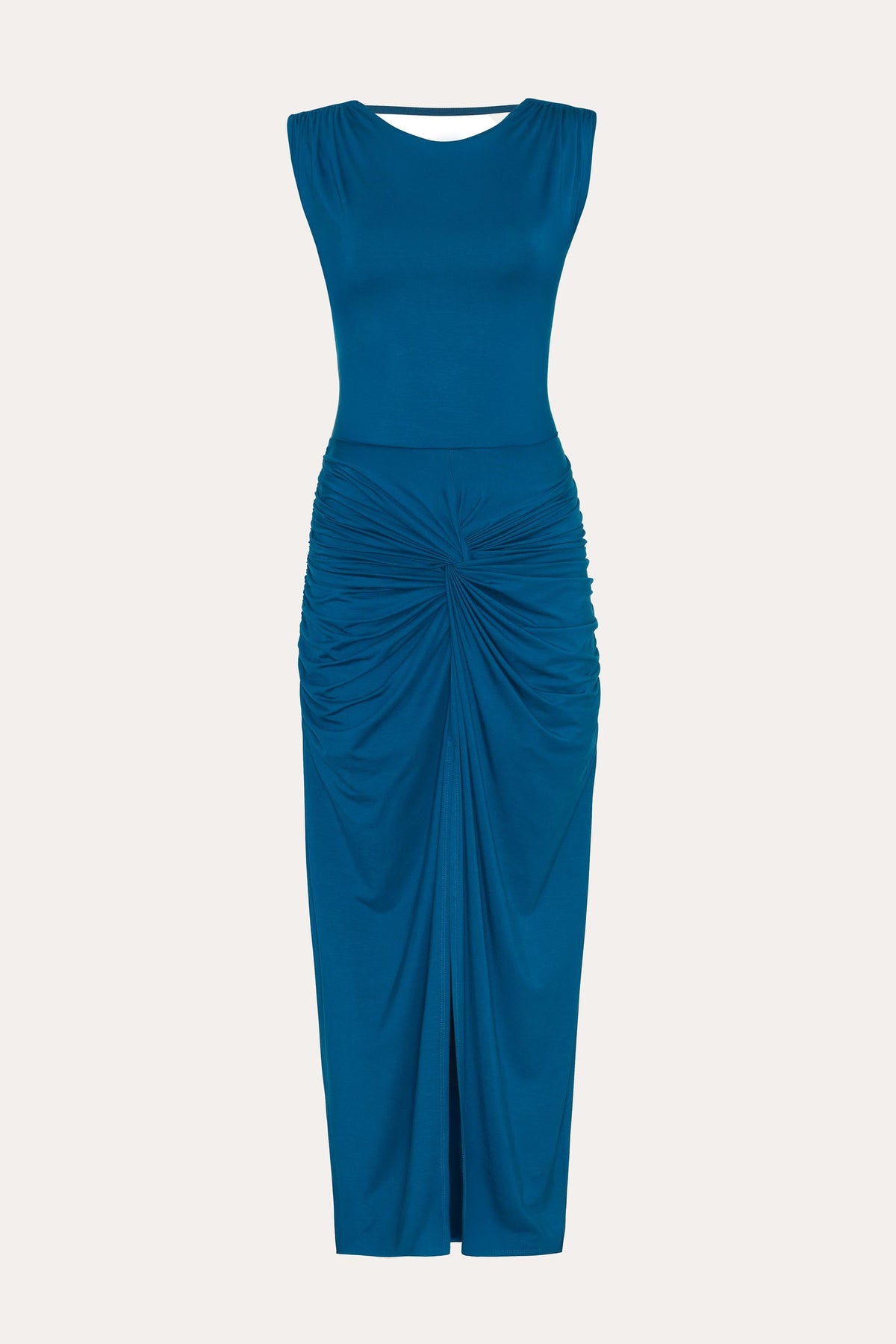 Elie Tahari Gwen Ruched Midi Dress