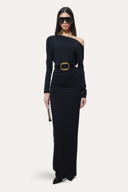 Elie Tahari Maia Off-Shoulder Maxi Dress