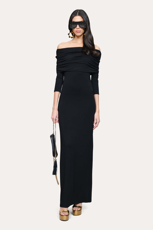 Elie Tahari Serena Off-Shoulder Dress