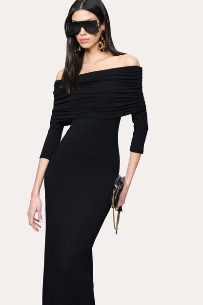 Elie Tahari Serena Off-Shoulder Dress