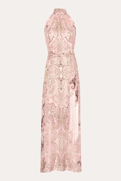 Elie Tahari Annie Silk Halter Dress