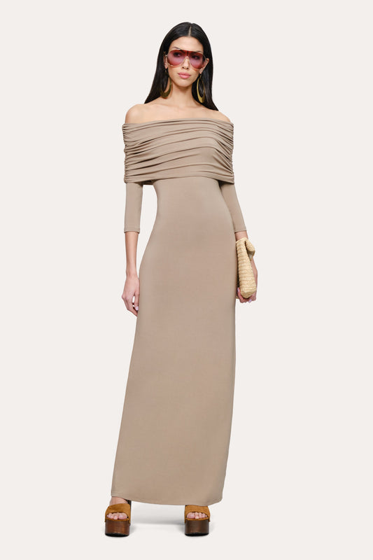 Elie Tahari Serena Off-Shoulder Dress