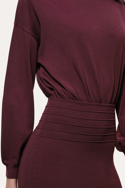 Elie Tahari Yara Milano Knit Midi Dress