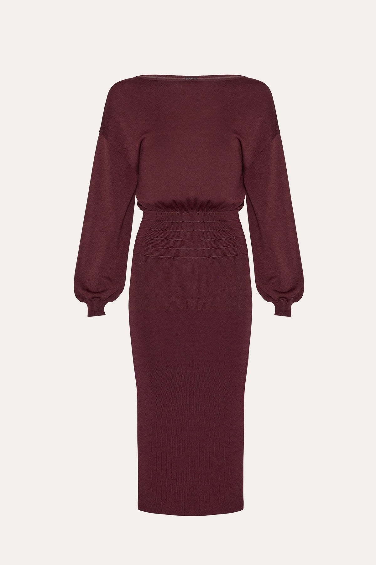 Elie Tahari Yara Milano Knit Midi Dress