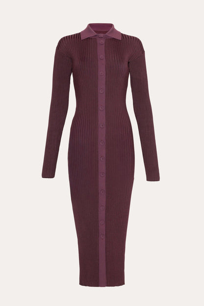 Elie Tahari Roxanne Ribbed Duster Dress