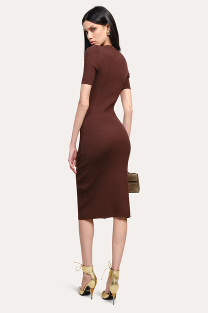 Elie Tahari Bella Ribbed Dress