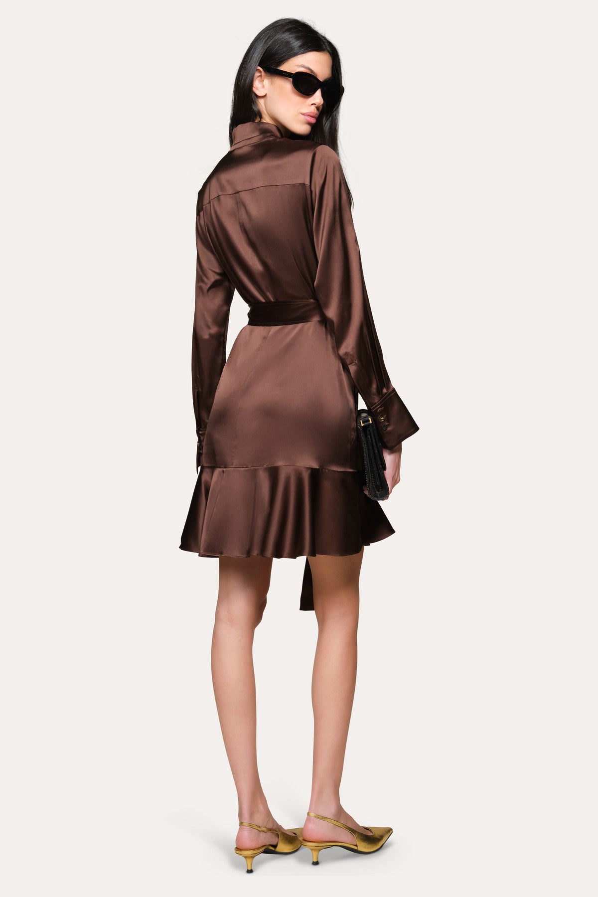Elie Tahari Silk Satin Dress