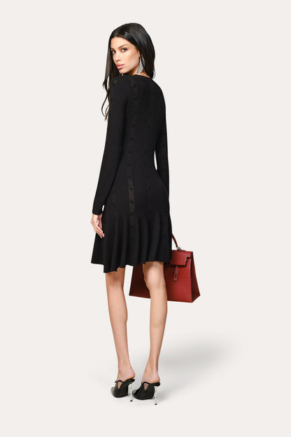 Elie Tahari Silk Knitted Dress