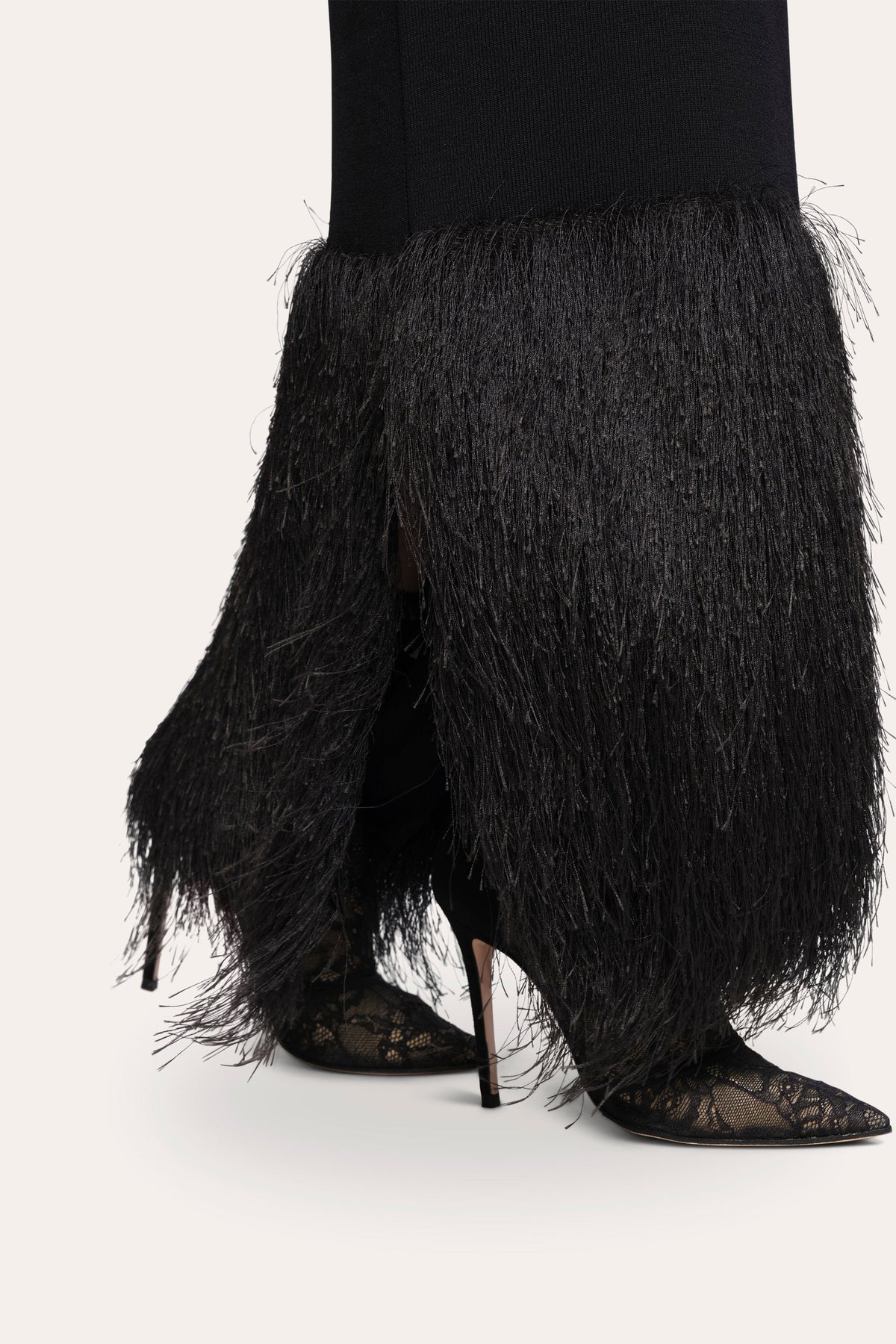 Elie Tahari Fringe Sculpt Dress