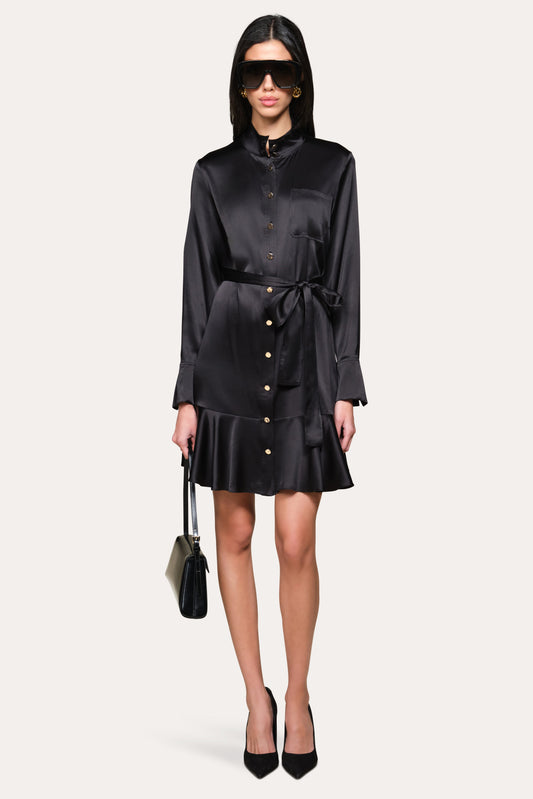 Elie Tahari Silk Satin Dress