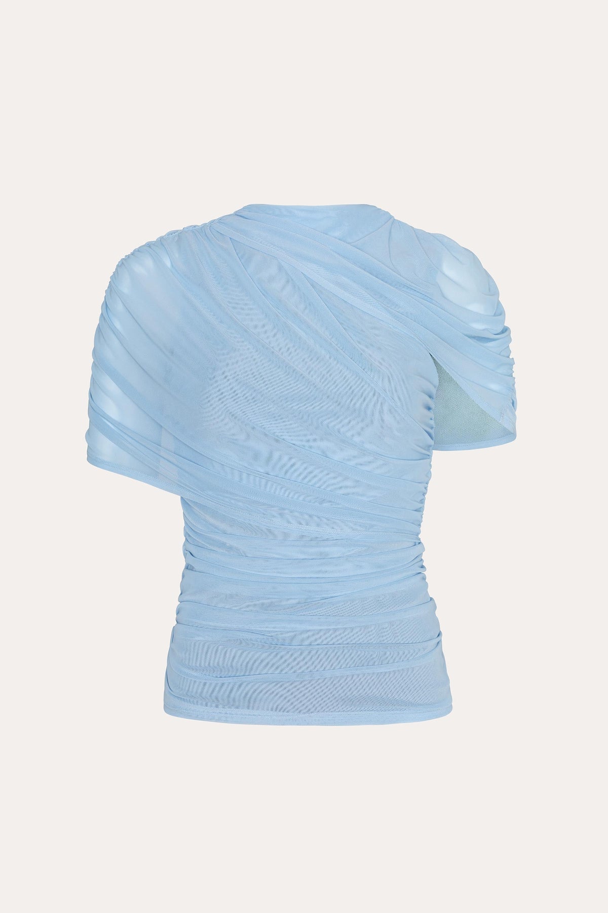Elie Tahari Gaia Draped Mesh Top