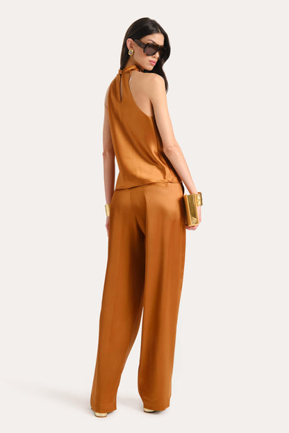 Elie Tahari Shira Asymmetric Drape Top