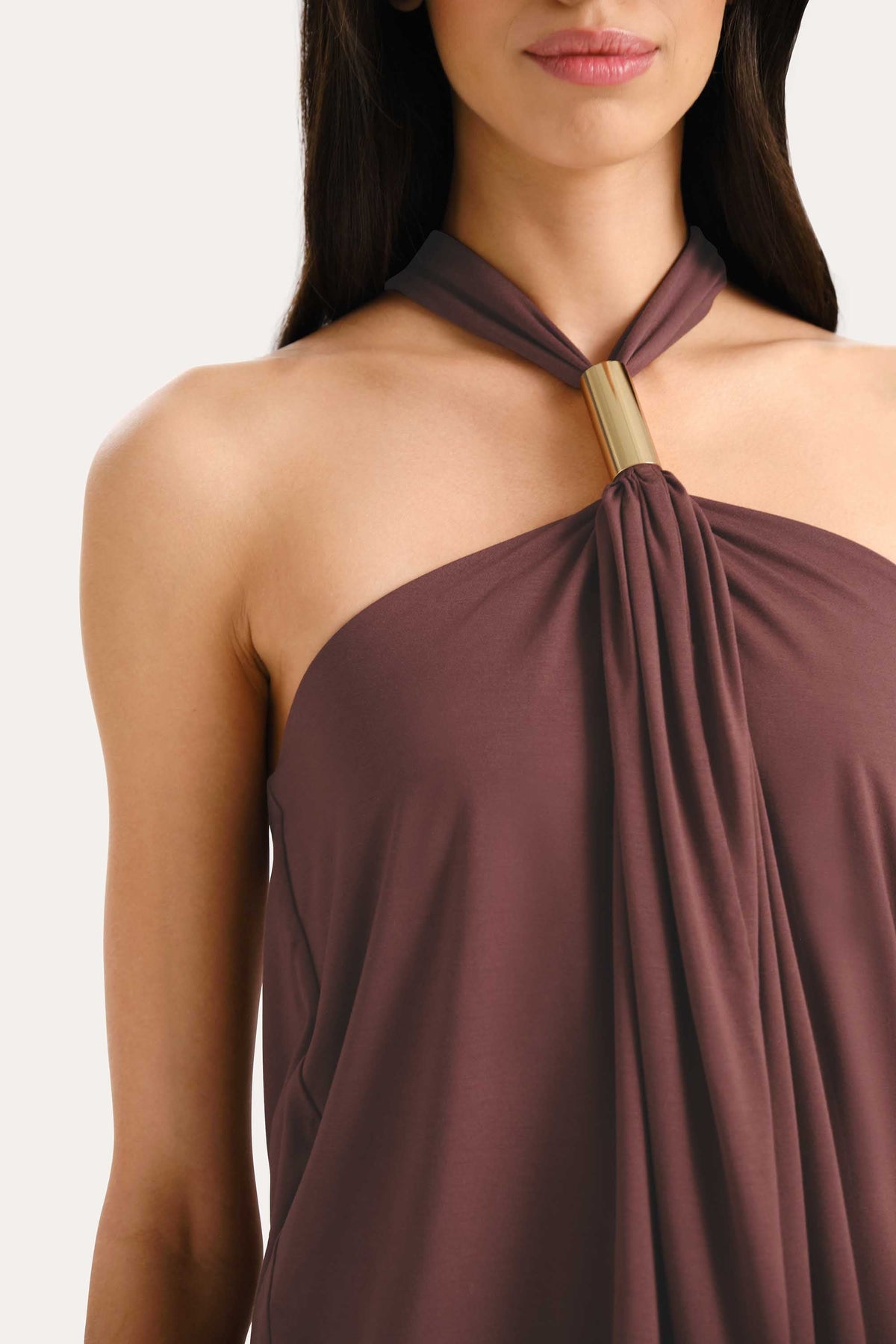 Elie Tahari Lila Halterneck Top