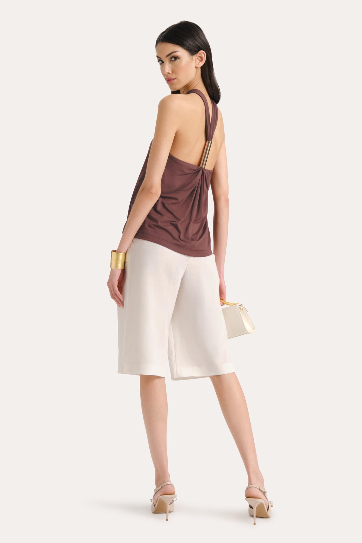 Elie Tahari Lila Halterneck Top