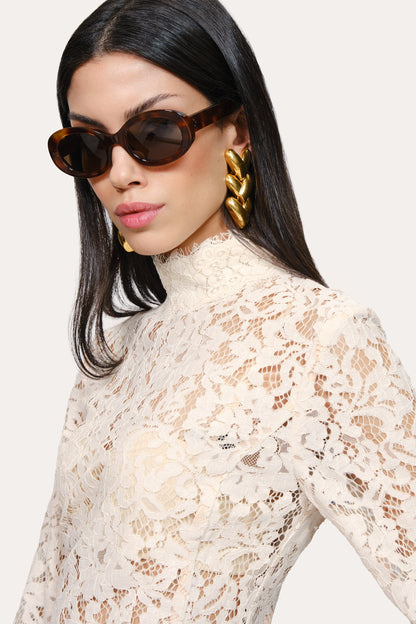 Elie Tahari Isabella Lace Top