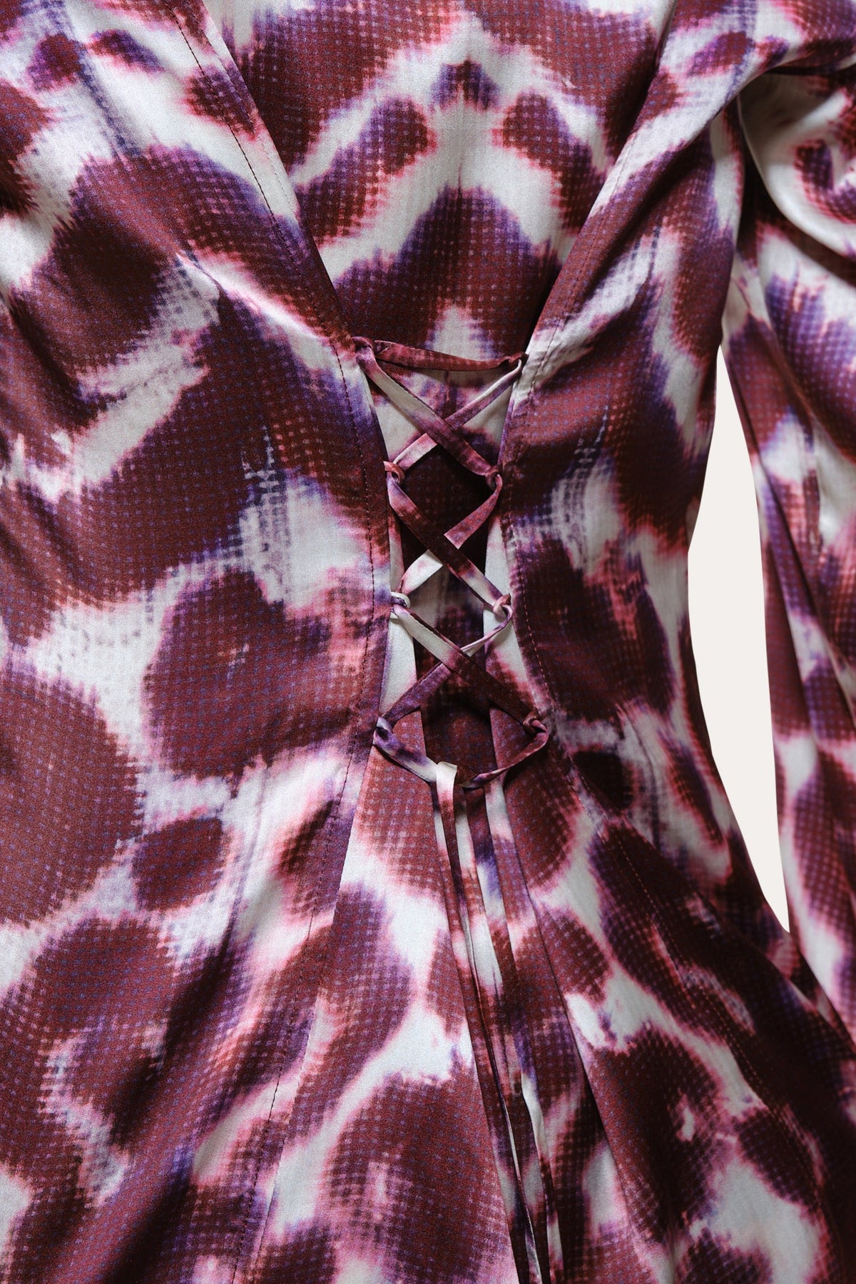 Elie Tahari Lila Ikat Silk Button Down