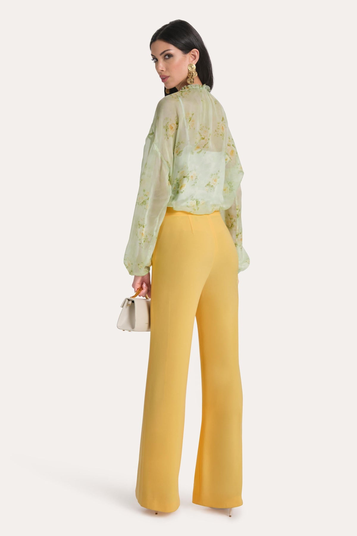 Elie Tahari Messa Silk Chiffon Blouse