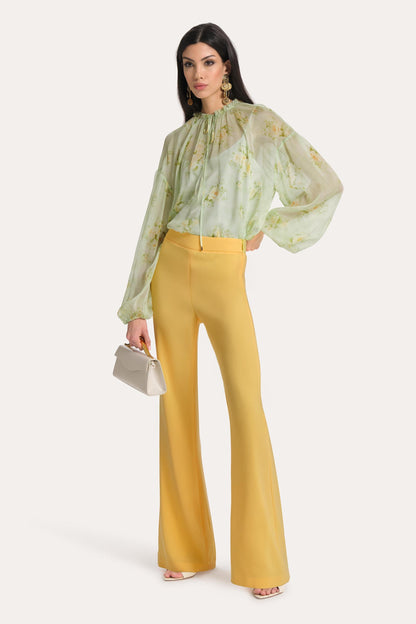 Elie Tahari Messa Silk Chiffon Blouse