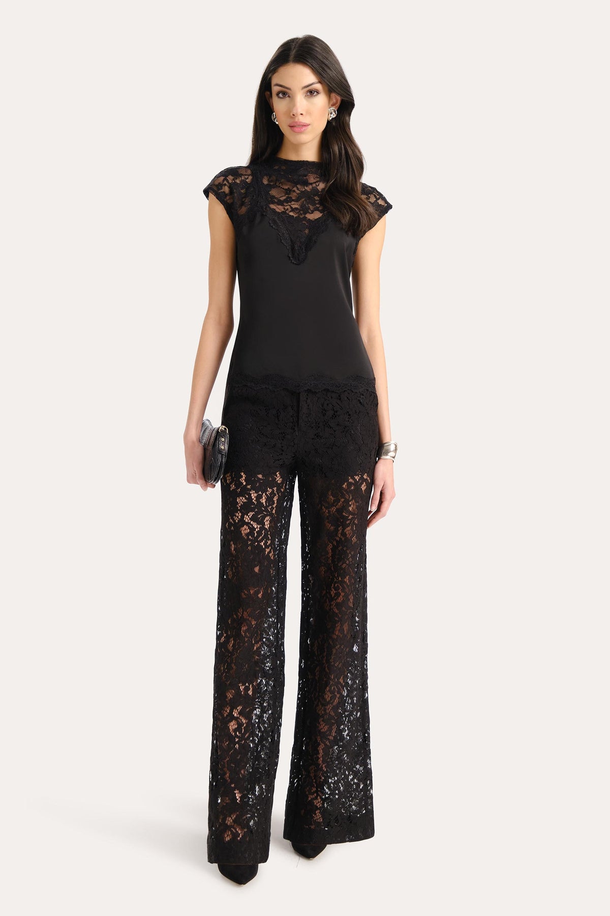 Elie Tahari Elara Lace Top