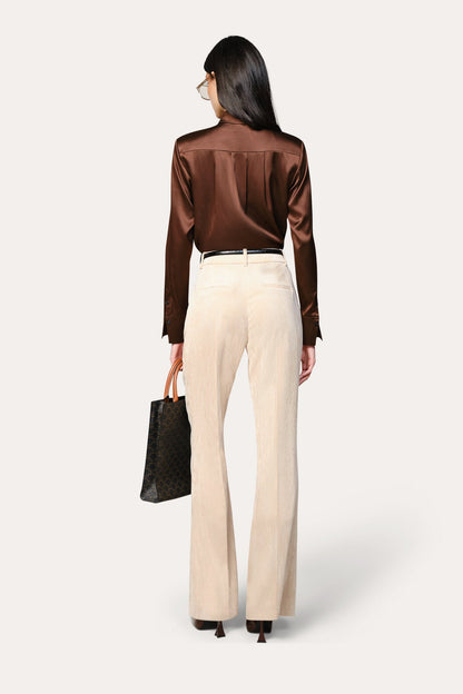 Elie Tahari Silk Tie Button Down