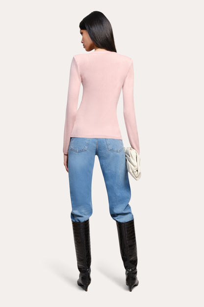 Elie Tahari Cara Silk Wool Cardigan