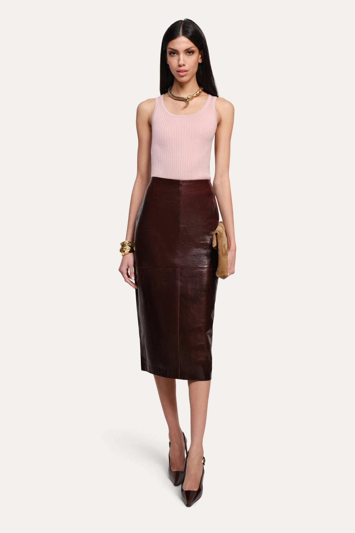 Elie Tahari Elle Silk Wool Tank