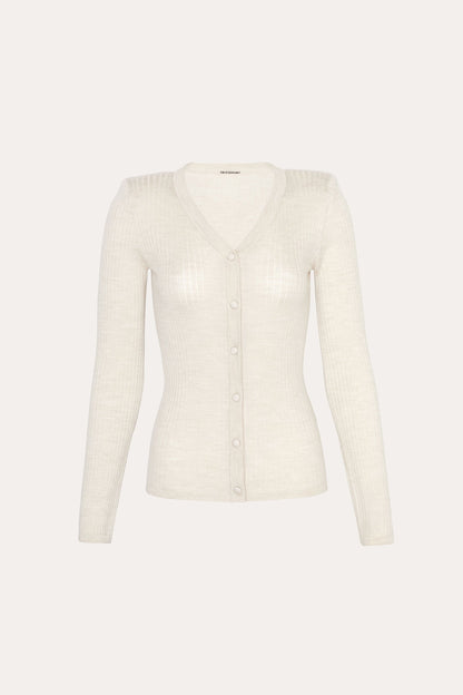 Elie Tahari Cara Silk Wool Cardigan