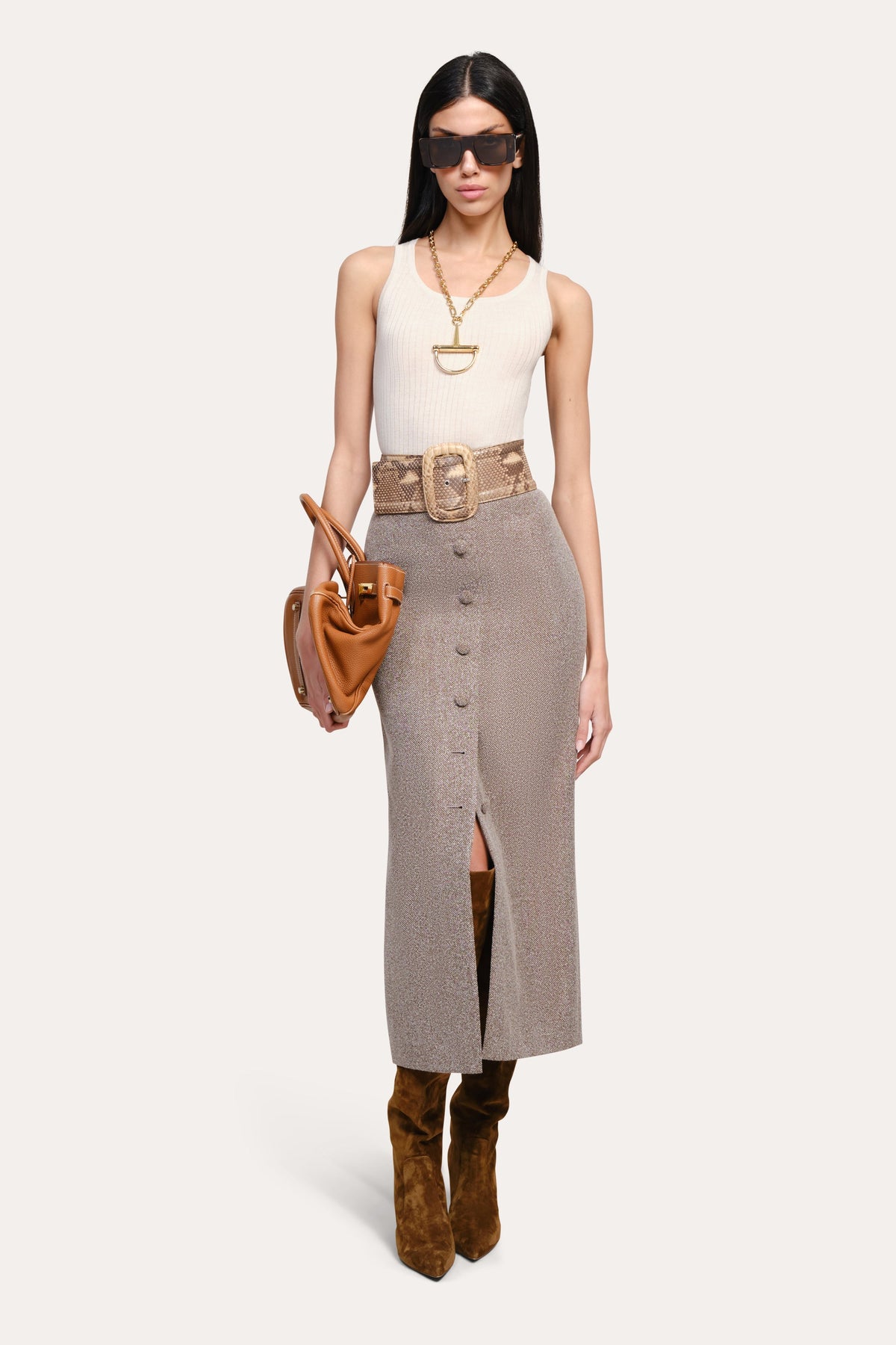 Elie Tahari Elle Silk Wool Tank