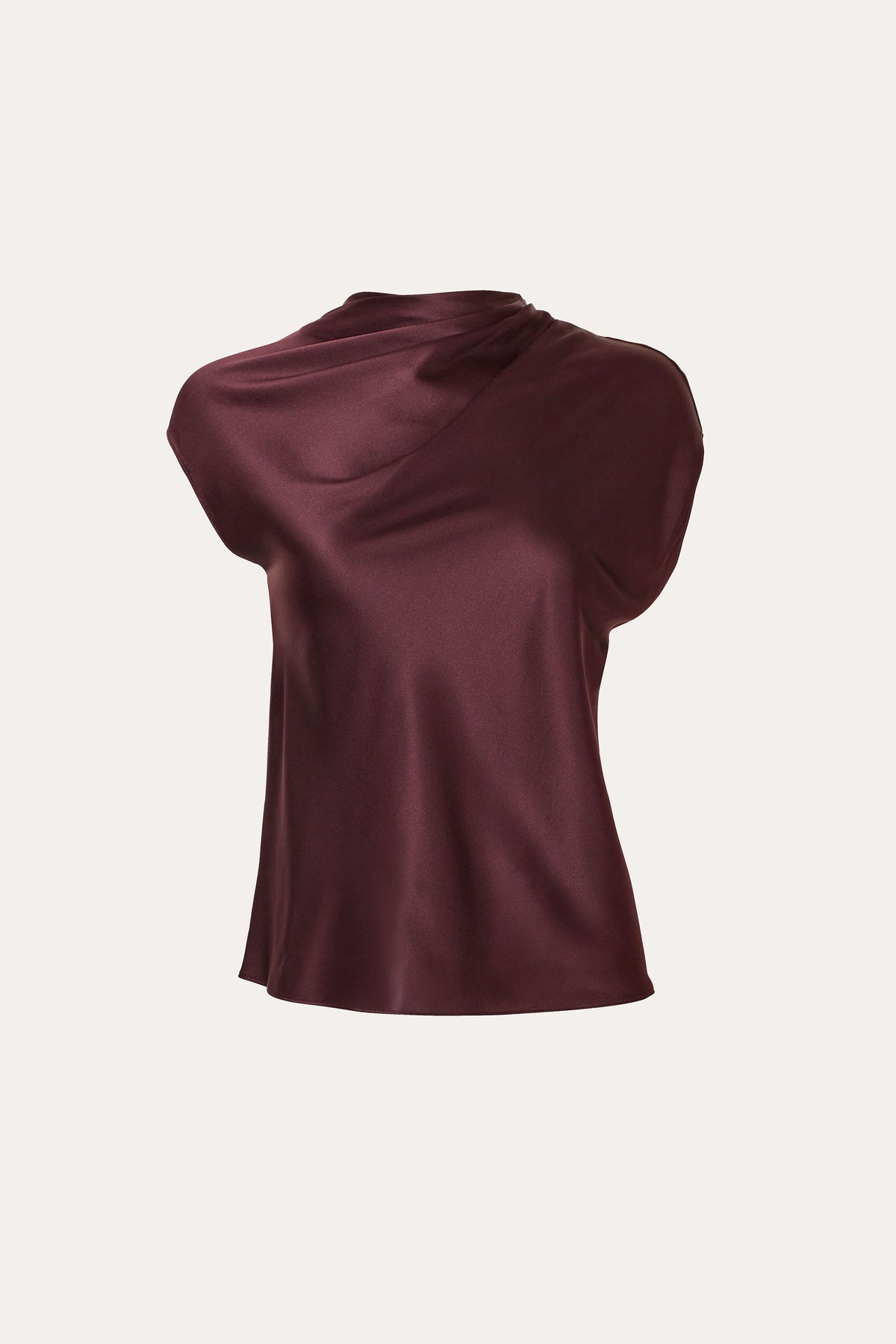 Elie Tahari Diane Silk Draped Blouse